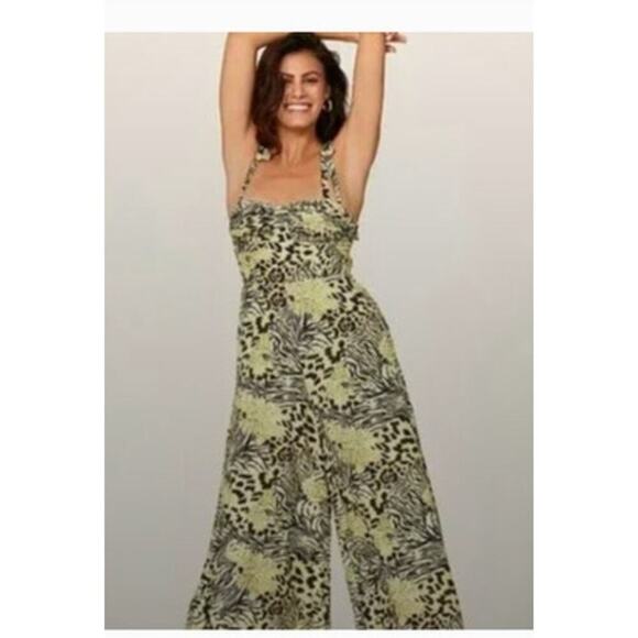 Fame and Partners Jumpsuit Suraya Safari Citrus Yellow Size 0 - Picture 2 of 16
